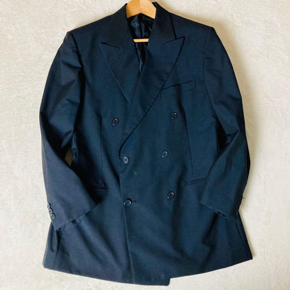 256 [Extremely Good Condition] Salvatore Ferragamo 90's Double Suit 54 Super 120