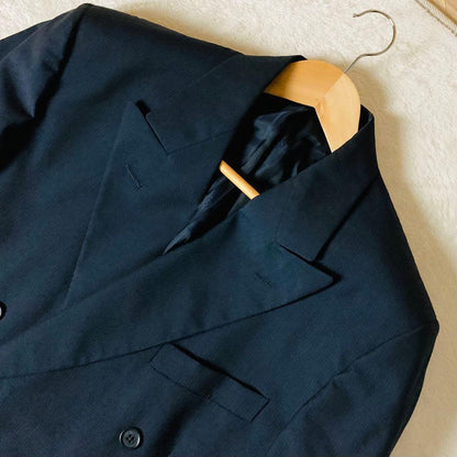 256 [Extremely Good Condition] Salvatore Ferragamo 90's Double Suit 54 Super 120