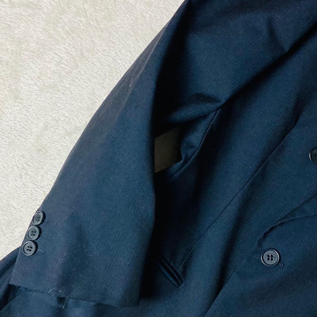 256 [Extremely Good Condition] Salvatore Ferragamo 90's Double Suit 54 Super 120