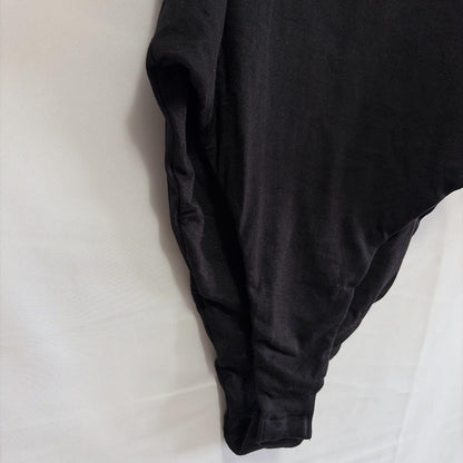 ★Heart & Hips [L] Bodysuit Black Simple Plain Inner