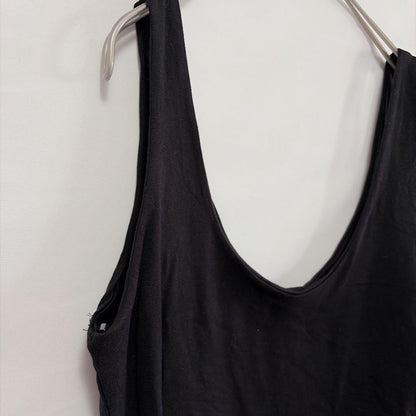 ★Heart & Hips [L] Bodysuit Black Simple Plain Inner