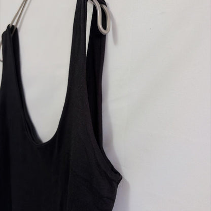 ★Heart & Hips [L] Bodysuit Black Simple Plain Inner