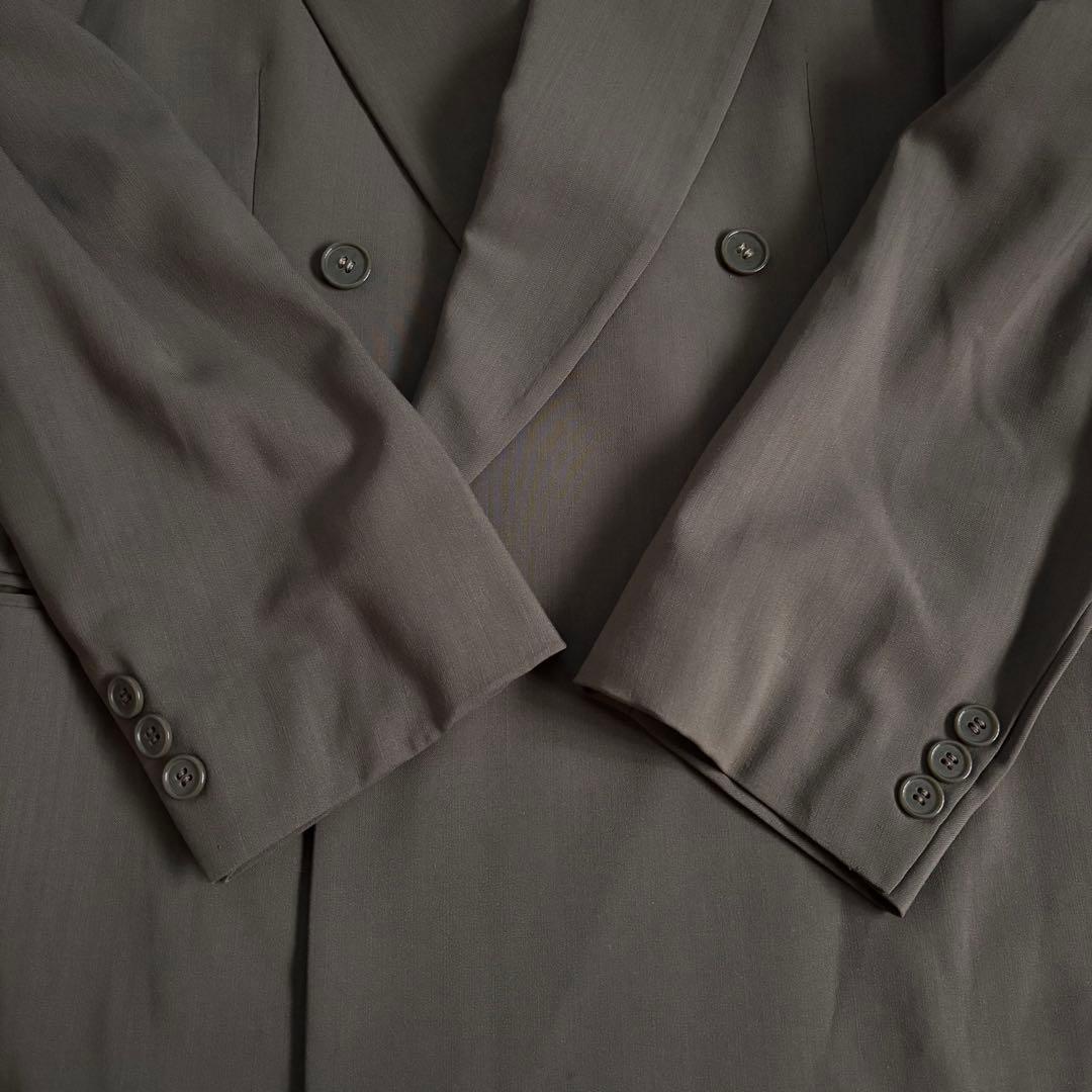 Wool Rayon Tailored Jacket Made in Italy Double Breasted Classic