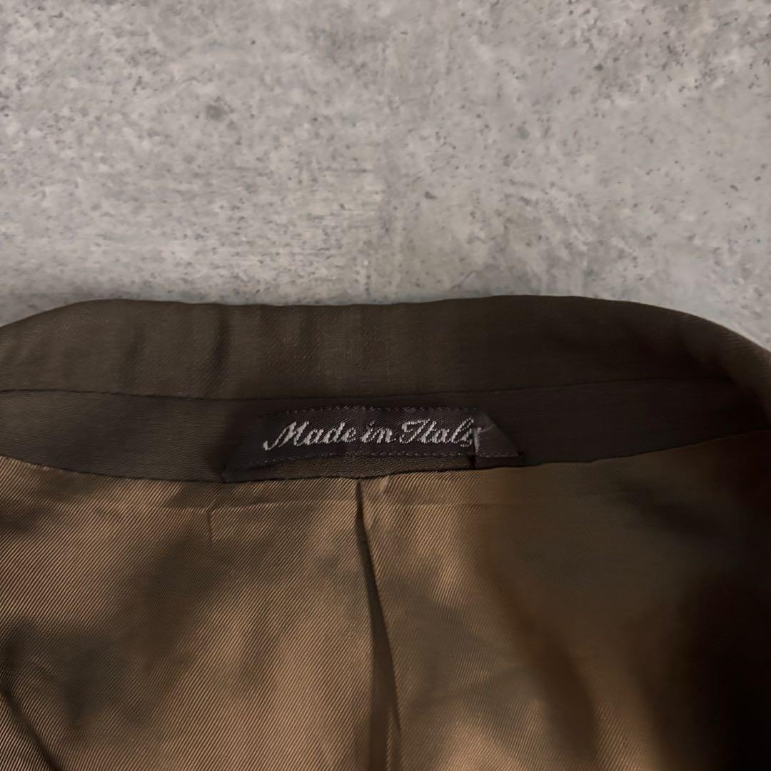 Wool Rayon Tailored Jacket Made in Italy Double Breasted Classic