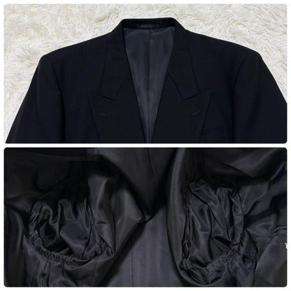[vintage] 90s double breasted setup suit adjuster L