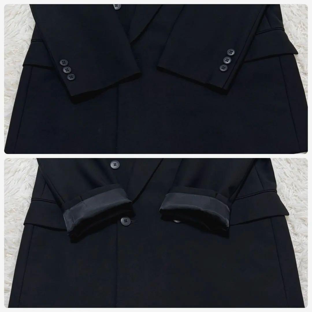 [vintage] 90s double breasted setup suit adjuster L
