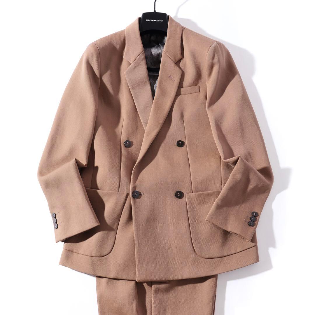 Emporio Armani Double Setup Suit Beige 46 M~L