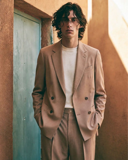 Emporio Armani Double Setup Suit Beige 46 M~L