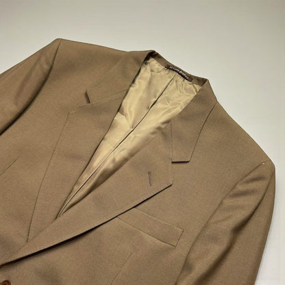 Vintage Spanish Casual Suit Setup Mohair Blend Beige