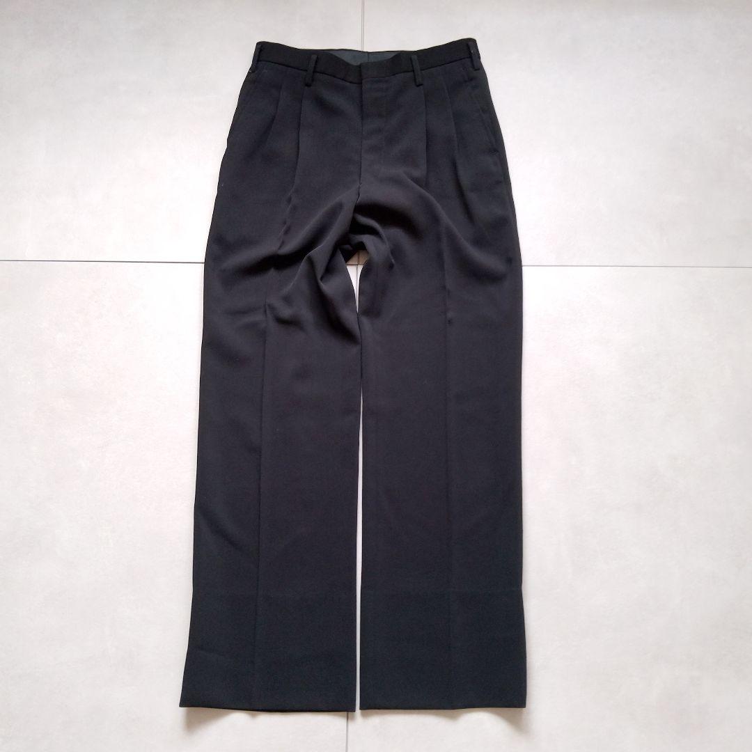 90s vintage double suit setup wool business commuting good condition