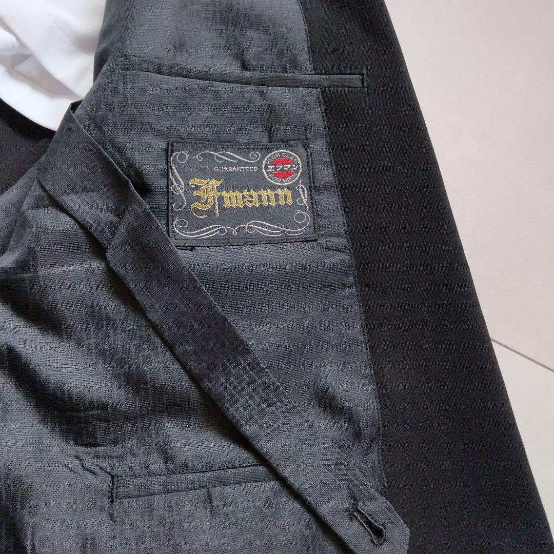 90s vintage double suit setup wool business commuting good condition