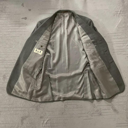 Super beautiful 90's Five Continents Wool 2-tuck Mod Suit Setup Made in Japan