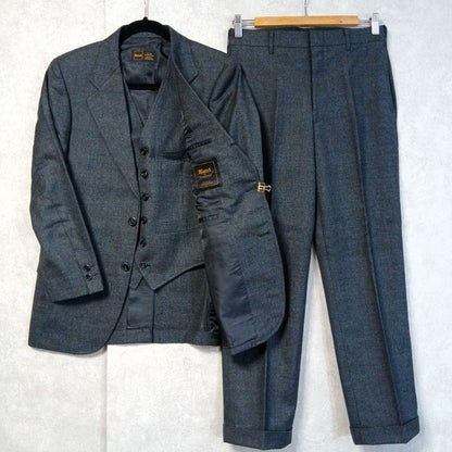 Rare VAN JACKET Kent 3 piece three piece suit wool