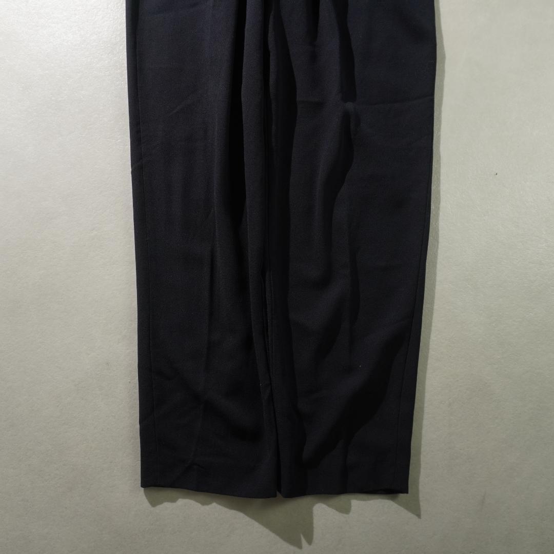 GIORGIO ARMANI Single 2 tuck slack pants navy blue/RW185