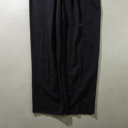 GIORGIO ARMANI Single 2 tuck slack pants navy blue/RW185