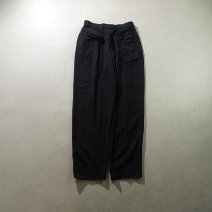 GIORGIO ARMANI Single 2 tuck slack pants navy blue/RW185