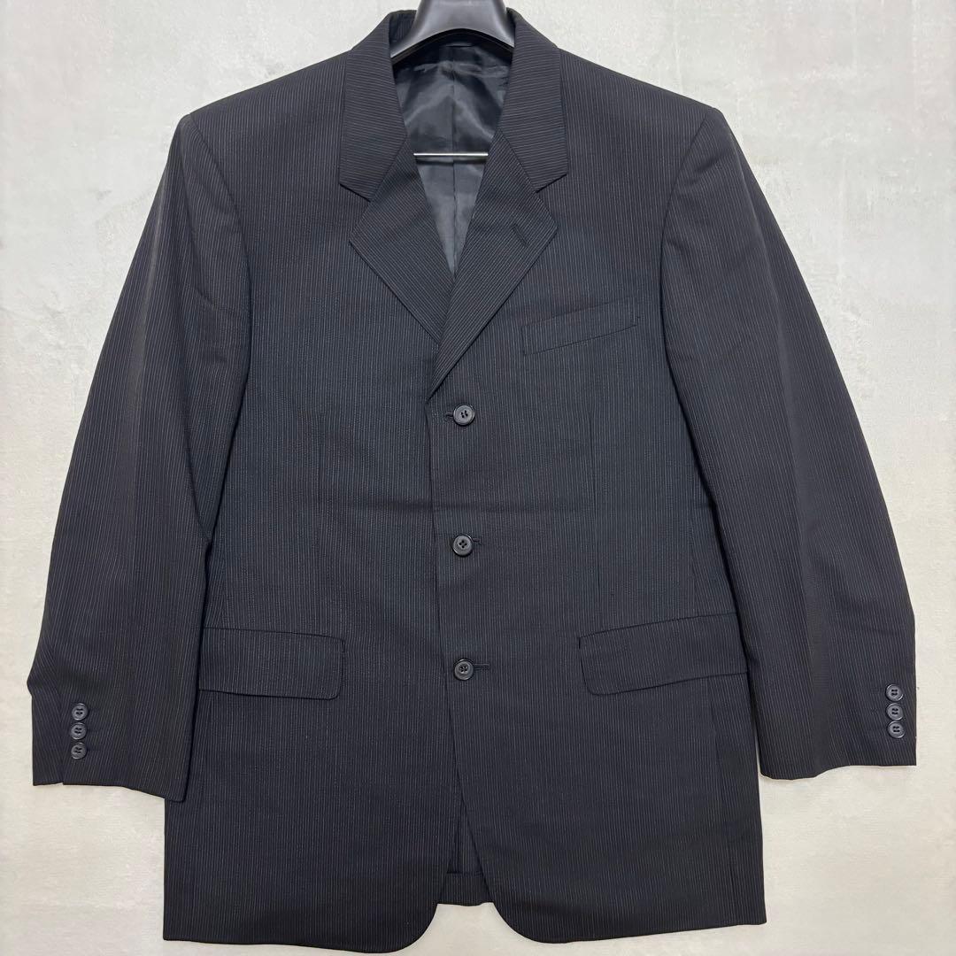 Very Good Condition Yohji Yamamoto Durban Earl Striped Spring/Summer Unlined Suit 3B