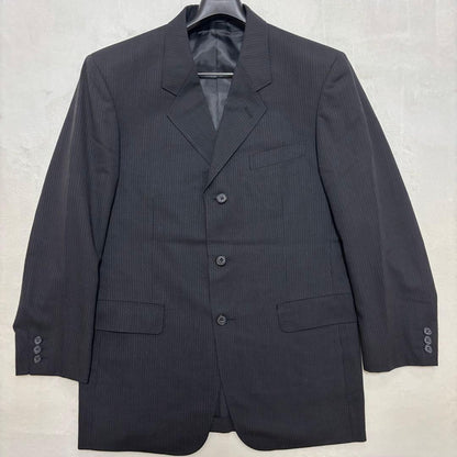 Very Good Condition Yohji Yamamoto Durban Earl Striped Spring/Summer Unlined Suit 3B
