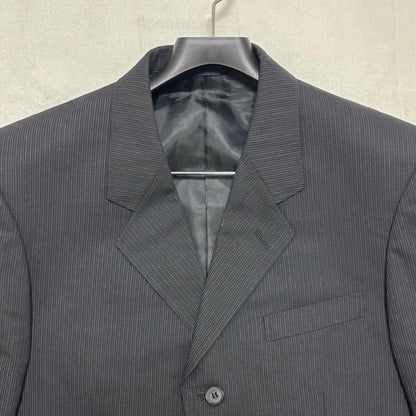 Very Good Condition Yohji Yamamoto Durban Earl Striped Spring/Summer Unlined Suit 3B