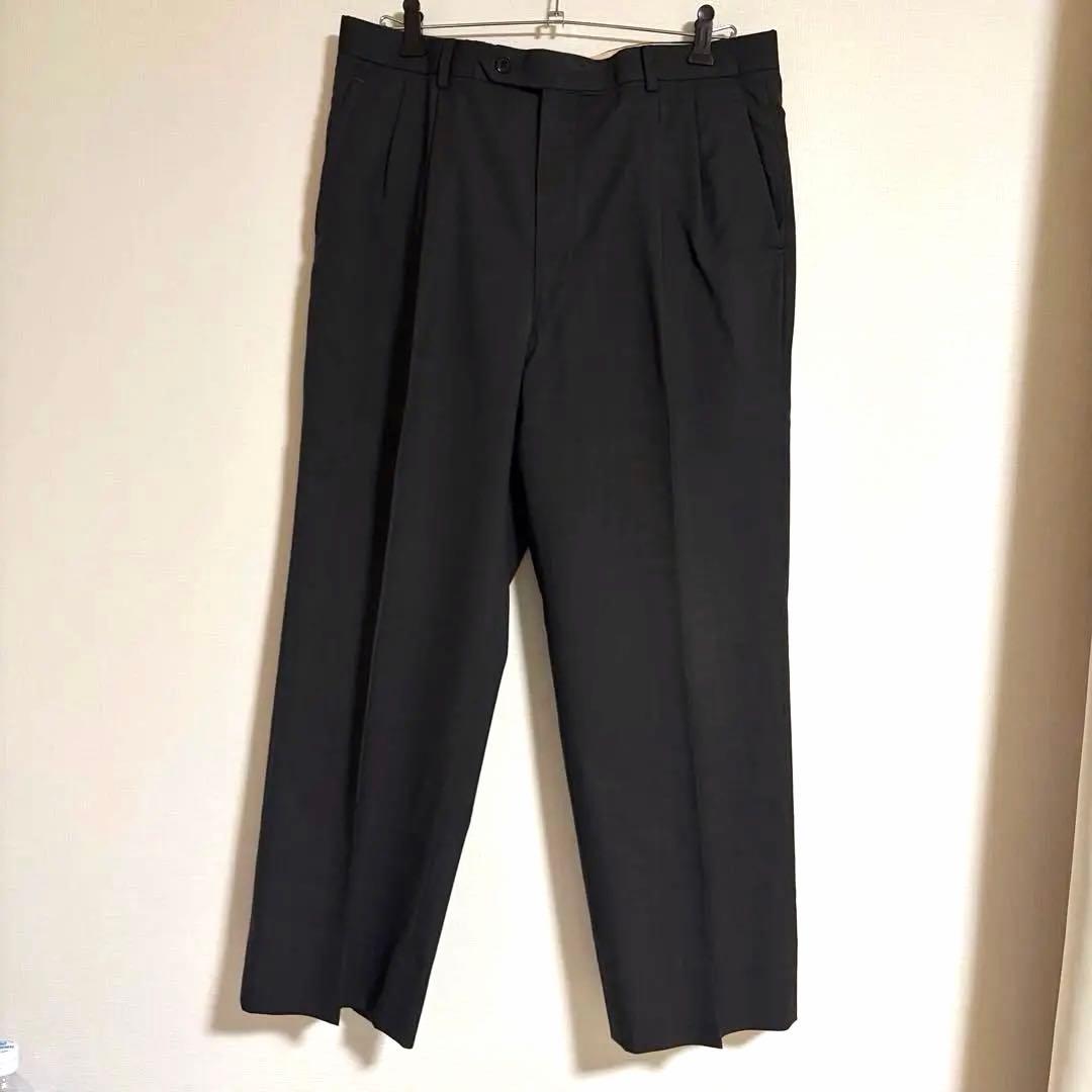 Christian Dior Setup Suit XL Wool Charcoal Gray