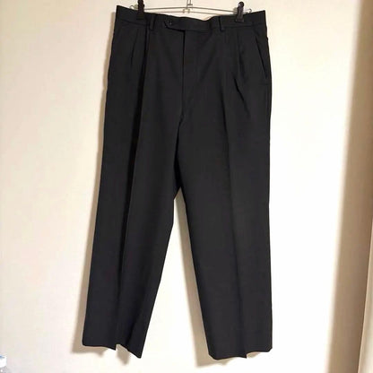 Christian Dior Setup Suit XL Wool Charcoal Gray