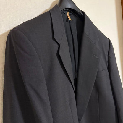 Christian Dior Setup Suit XL Wool Charcoal Gray