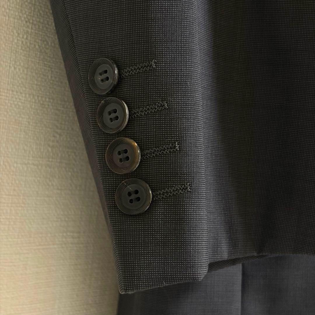Christian Dior Setup Suit XL Wool Charcoal Gray