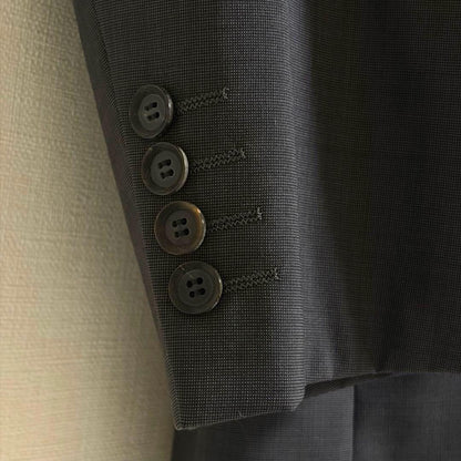 Christian Dior Setup Suit XL Wool Charcoal Gray