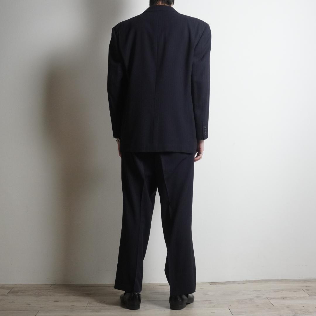 TROJAN Striped Single Setup Suit Navy/VW291