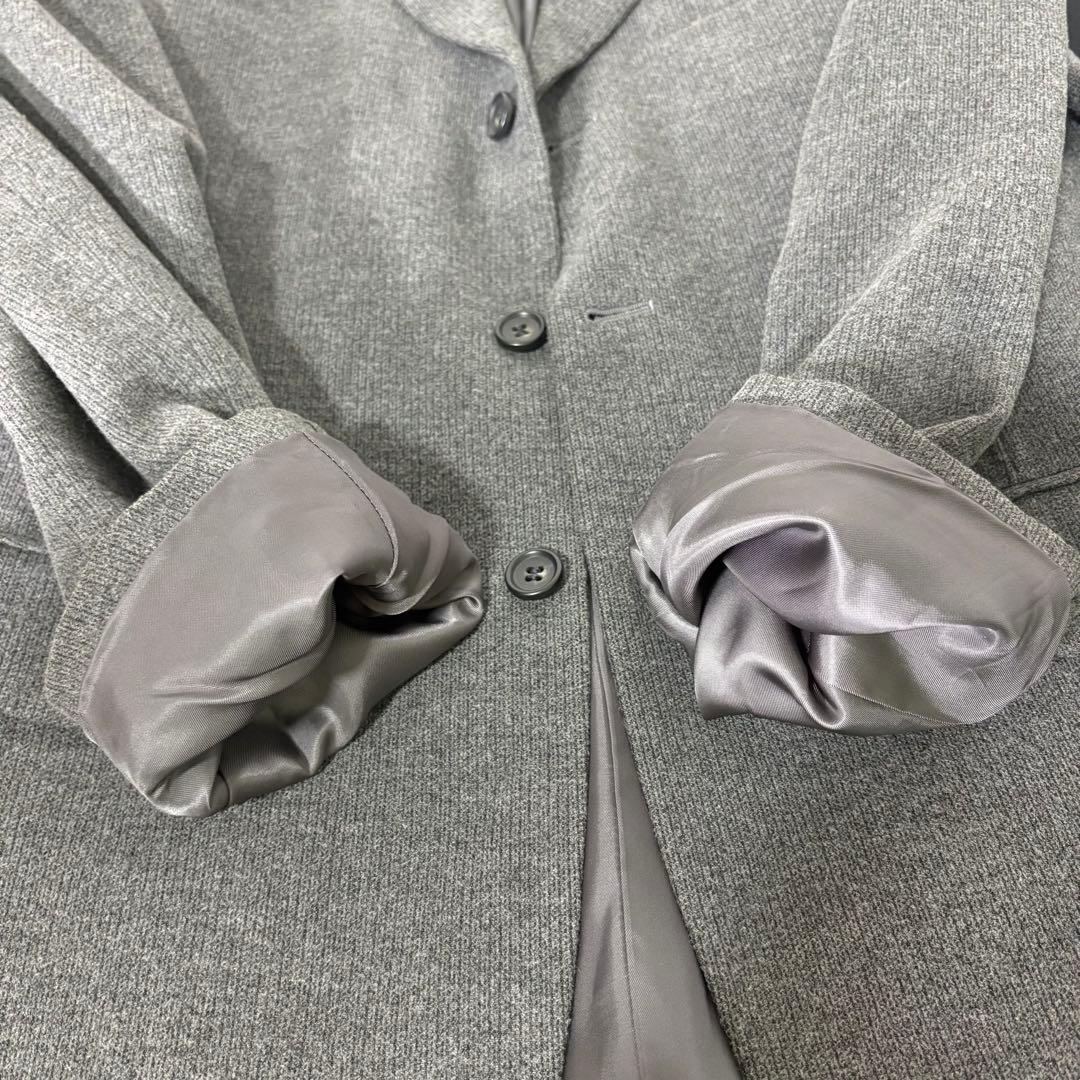 vintage made in Japan TETE HOMME two tuck setup M dark gray