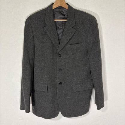 vintage made in Japan TETE HOMME two tuck setup M dark gray