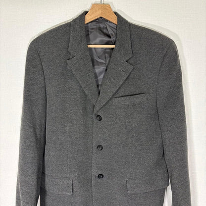 vintage made in Japan TETE HOMME two tuck setup M dark gray