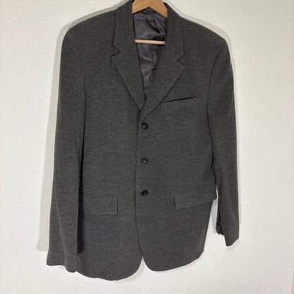vintage made in Japan TETE HOMME two tuck setup M dark gray