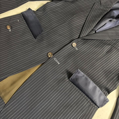 Good condition Paul Smith pin stock Stitch black lining dark blue L equivalent