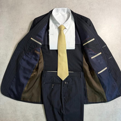 Good condition Paul Smith pin stock Stitch black lining dark blue L equivalent