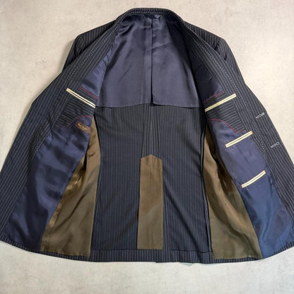 Good condition Paul Smith pin stock Stitch black lining dark blue L equivalent