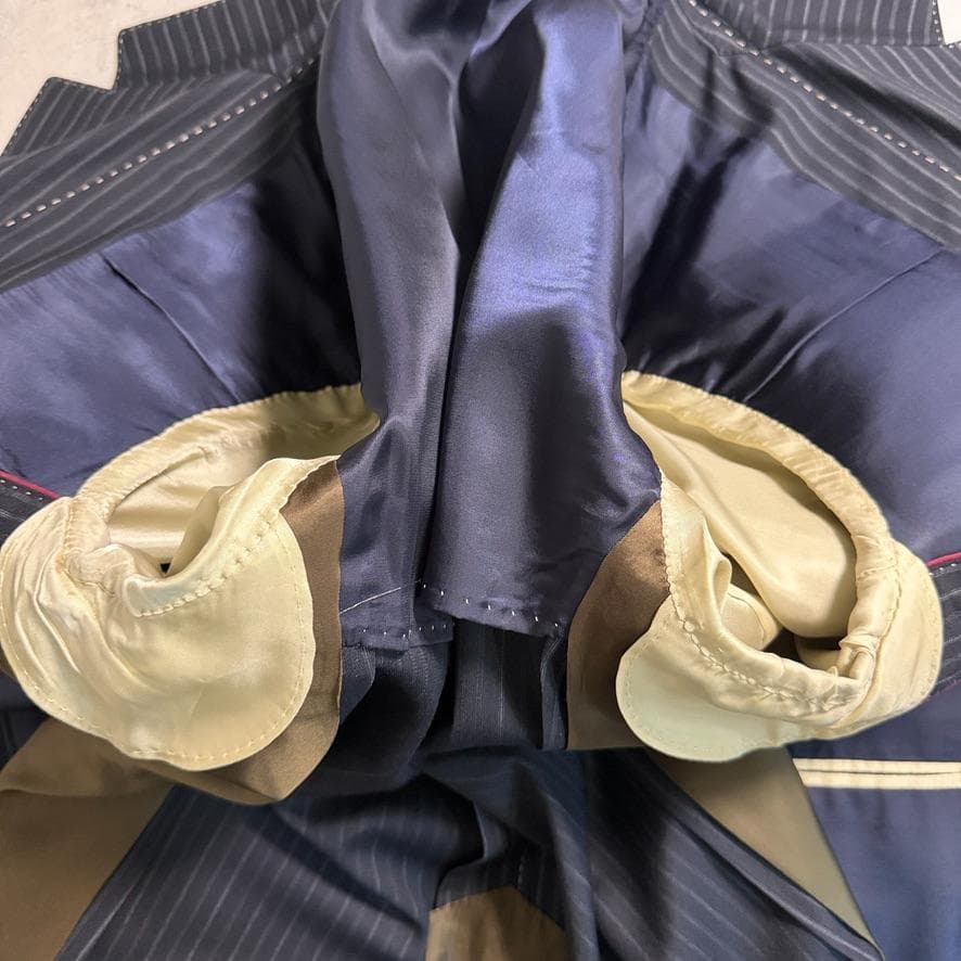 Good condition Paul Smith pin stock Stitch black lining dark blue L equivalent