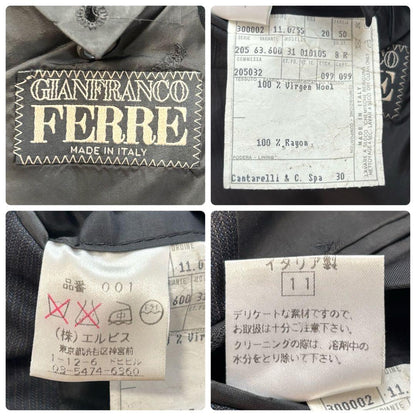 Cantarelli Gianfranco Ferre Suit Setup XL Equivalent Charcoal