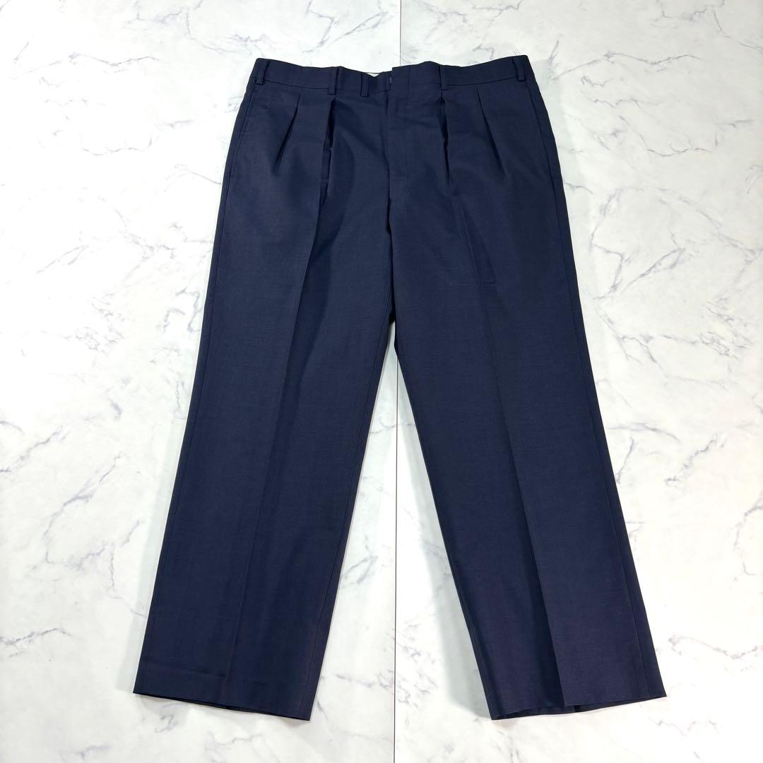 BURBERRY Peak Lapel Double Breasted Suit Navy Size M