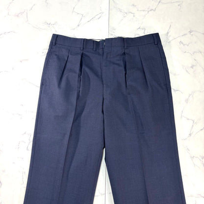 BURBERRY Peak Lapel Double Breasted Suit Navy Size M