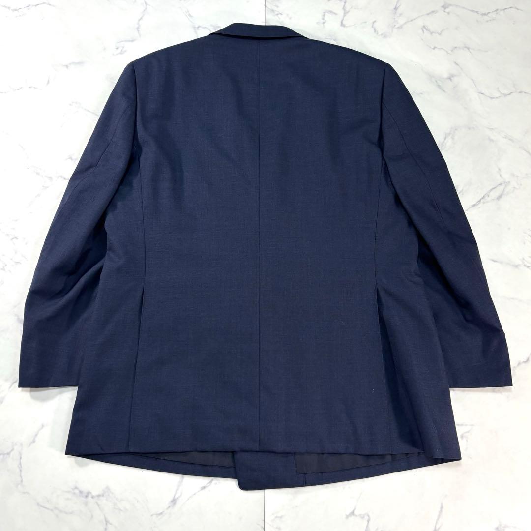 BURBERRY Peak Lapel Double Breasted Suit Navy Size M