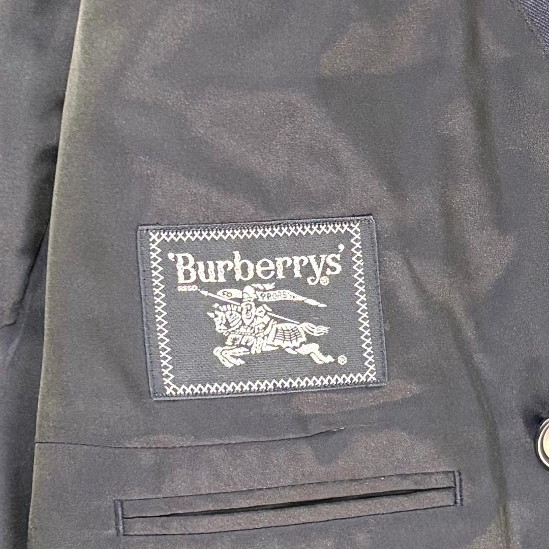 BURBERRY Peak Lapel Double Breasted Suit Navy Size M