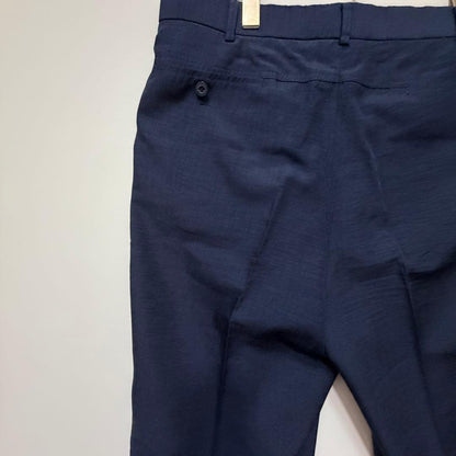 [Angelo] Slacks center press suit spring/summer navy 95