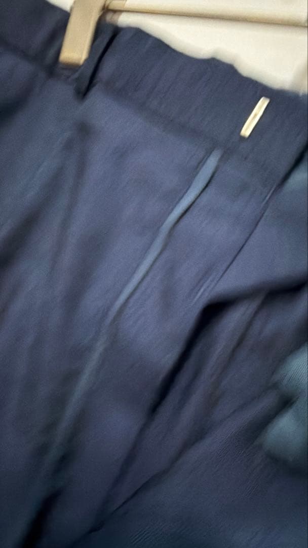 [Angelo] Slacks center press suit spring/summer navy 95