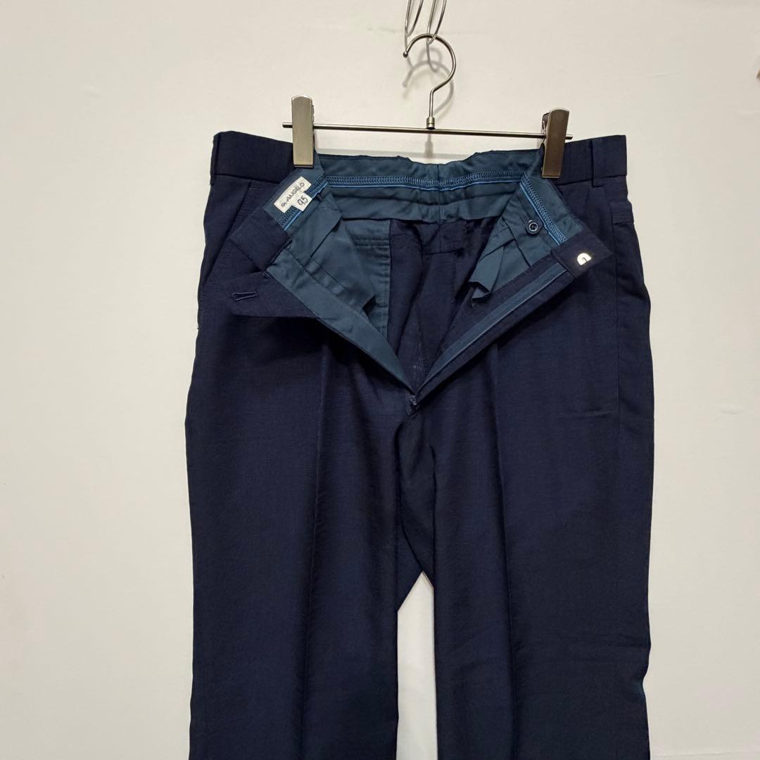 [Angelo] Slacks center press suit spring/summer navy 95