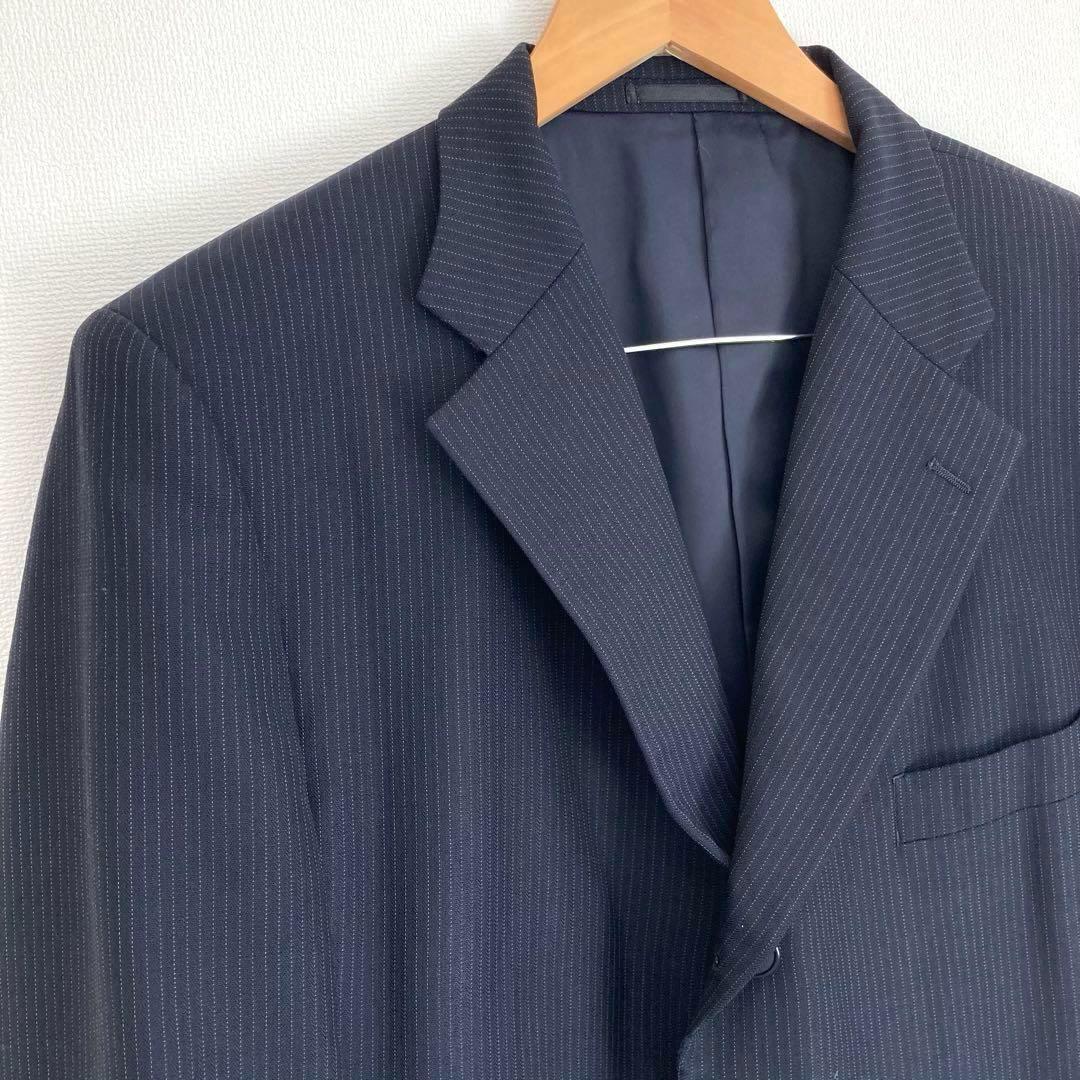 [Aveve Homme] Pinstripe suit business jacket navy
