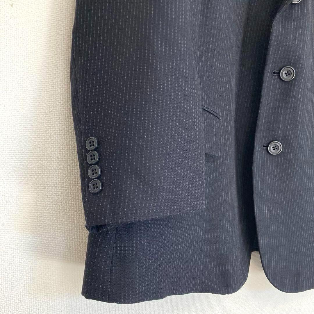[Aveve Homme] Pinstripe suit business jacket navy