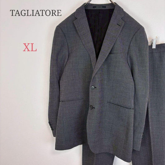 ◆Taliatore [XL] Suit Made in Italy Single Button Wool Large Size