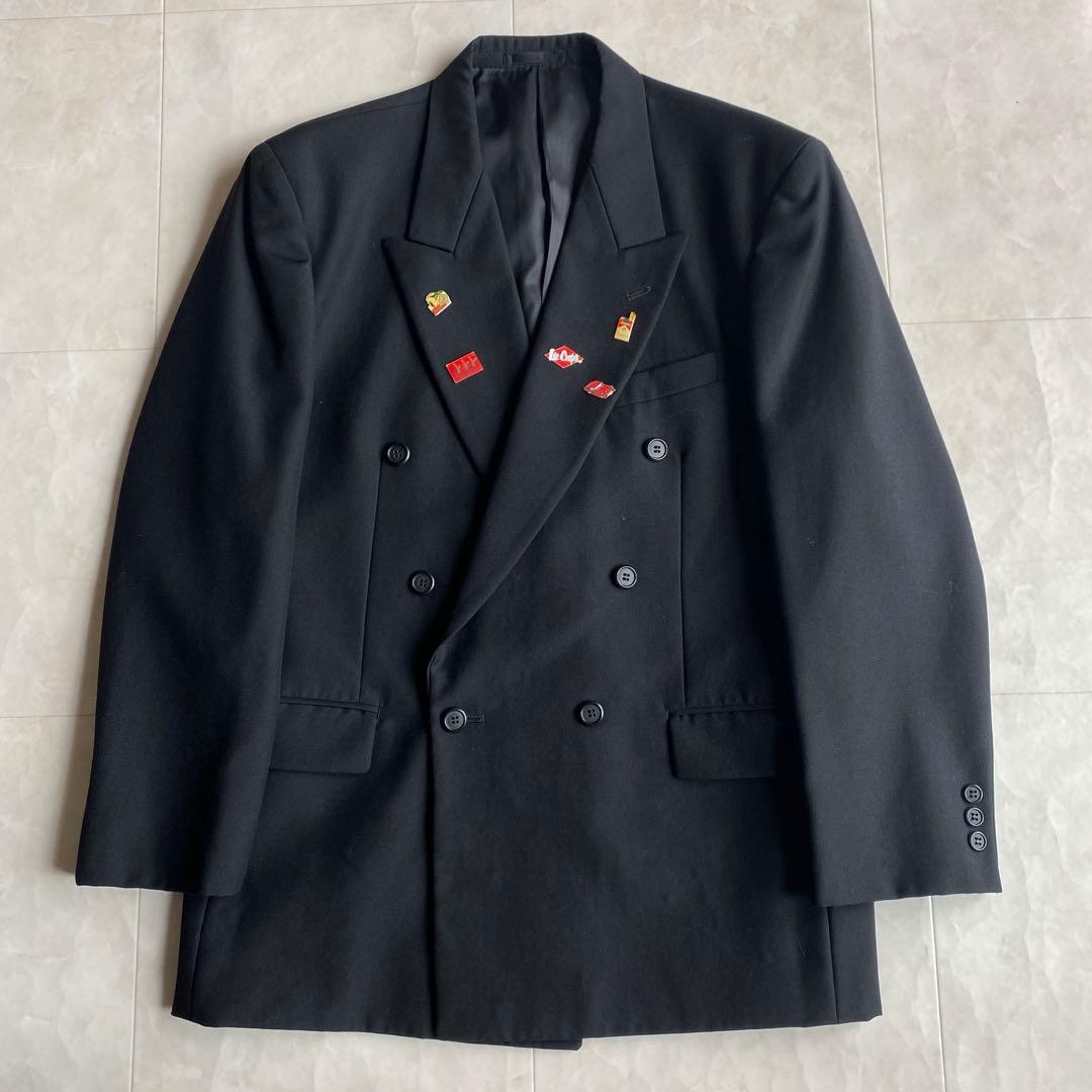 90s vintage Ferragamo tie double suit pins 4 piece set
