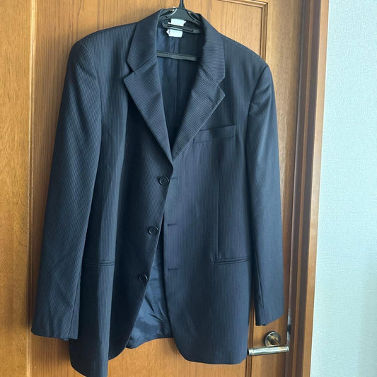 EMPORIO ARMANI Tailored Jacket Striped Made in Italy